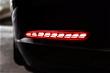 Red Housing Full LED Rear Bumper Fog Reflex Lamp for Tesla Model Y