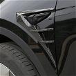 Glossy Carbon Side Camera Wolf Teeth Style Trim Covers for Tesla 20-23.6 Model Y