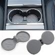 Grey Silicone Cup Holder Coaster for Tesla 22-24 Model 3/S/X