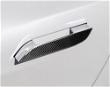 Carbon Fiber Pattern Door Handle Protector Decals for Tesla Model S