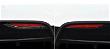 Carbon Fiber Pattern Rear Fog Light Sticker Decals for Tesla Model X