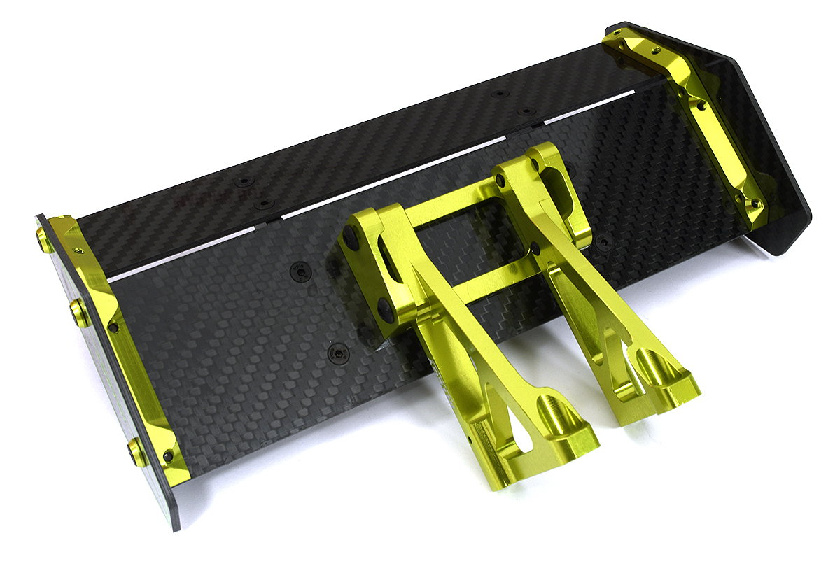 Carbon Fiber Rear Aero Wing Kit for Traxxas 1/8 Sledge 4WD 9517