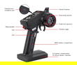 HOT RC CT-6A Remote Controller with F-06A Receiver for RC Vehicles