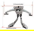 Realistic 8-Plate Leaf Spring Set for 1/14 Scale Tractor Trailer Truck