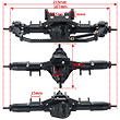 6X6 Axle DIY Conversion Kit for Scale Off-Road 1/10 SCX-10 Type Crawler