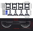 Pro 1/10 On-Road Touring & Drift Chassis Setup Station w/ Turnbuckle Wrench Set