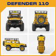 1:24 Land Rover Defender 110 RTR Yellow