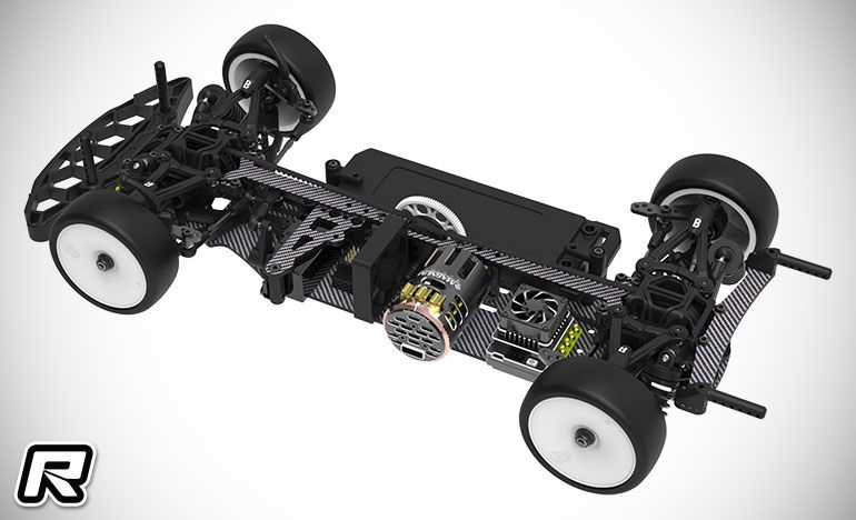 3RACING 1/10 Cero Sport 55 Touring Car Kit (Carbon) for R/C