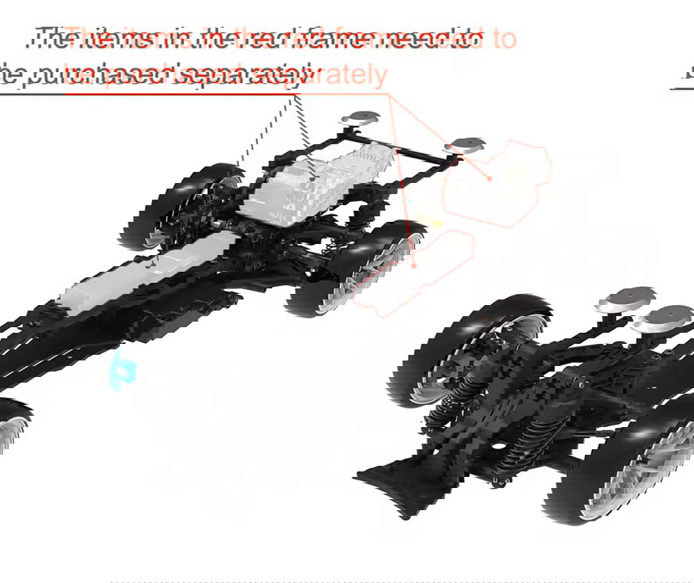3Racing D6 Body Post Set 3Racing D6 Body Post Set