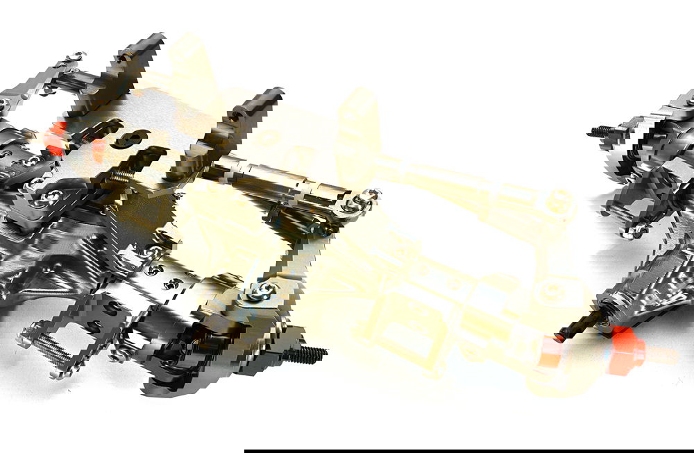 Complete 4-Link Front Axle w/ Internals for Axial SCX-10 & Custom