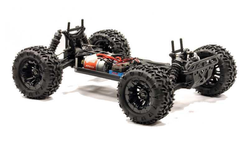 Exploded view: Axial Yeti 1:10 4WD RTR - Front part