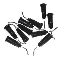 1up Racing Curved Steel Glue Tips (10)