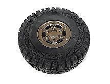 Replacement 1.9 Size Beadlock Wheel w/ Tire for C26416 8x8 Off-Road Truck
