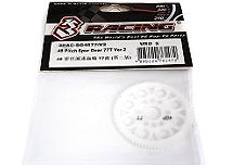 3Racing 48 Pitch Plastic Spur Gear 77T Ver.2