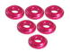 3Racing Shock Tower Shim M8 x 2mm (6pcs) - Red