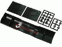 3Racing 195mm PP Side Wings for 1/10 Gas Power Touring Car - Black