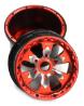 Alloy Rear Beadlock Wheel w/ Polymer Barrel (2) for HPI Baja 5B, 5T 5B2.0 & 5SC