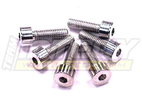 C26779GOLD R/C M5 Size Serrated 5mm Wheel Nut Flanged 8pcs for Most 1/10 Scale 