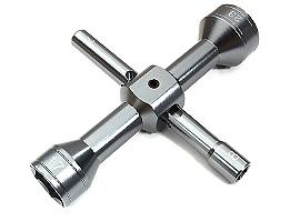 Quad Hex Socket Wrench 7mm + 8mm + 17mm + 23mm Size
