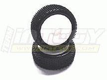 1/8 Buggy Dish Wheel+Tire (2) SQ-Pattern 17mm (O.D.=110mm)