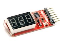 Digital Voltage Checker for LiPo Battery Packs