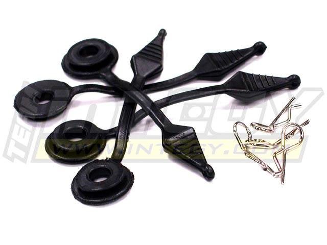 with 140mm Retainer Link for 1/10 Off-Road Crawler 4 Secured Body Clip 