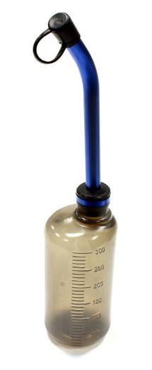 V2 300cc Fuel Filler Clear Bottle w/ Attached Cap