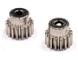 HD Steel 0.6 Pitch Pinion 16T+17T for Brushless Applications w/ 0.125 Shaft