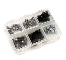 Assorted Replacement M3 Cap Head Hex Screw Kit + M3 Lock Nut w/ Carrying Box