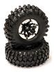 10H Composite 1.9 Wheel w/ Alloy Ring & Tire (2) for Scale Crawler (O.D.=105mm)