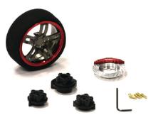 Evolution XII Steering Wheel Set for Most HPI, Futaba, Airtronics, Hitec & KO