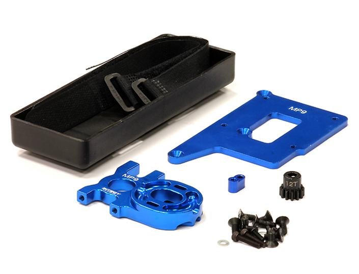 Integy RC Model Hop-ups C23866BLUE Brushless Conversion Kit for Kyosho MP9 w/ Pinion Gear
