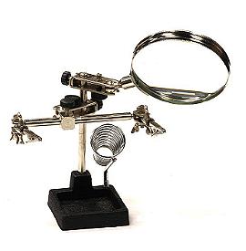 Soldering Workstation Stand w/ Magnifying Glass