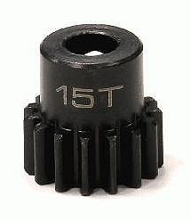 Billet Machined 32 Pitch Steel Pinion 15T for Brushless Applications w/5mm Shaft