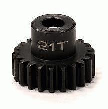 Billet Machined 32 Pitch Steel Pinion 21T for Brushless Applications w/5mm Shaft