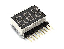 Type II Digital Voltage Checker for LiPo Battery 1S-6S Packs 2.8V-25.2V