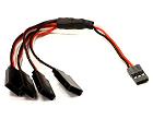 V2 Length 230mm Y-Type 1-to-4 Wire Harness for RX Plug