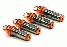 Billet Machined Threaded Shock Body (4) for Axial 1/10 EXO Off-Road
