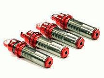 Billet Machined Threaded Shock Body (4) for Axial 1/10 Wraith 2.2