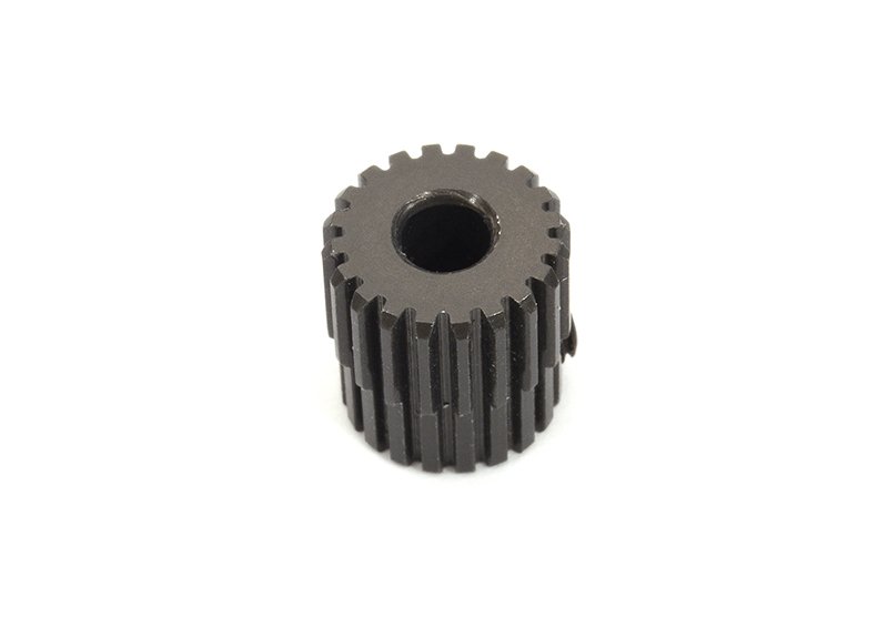 Integy RC Model Hop-ups C24268 Billet Machined Hard Anodized Aluminum 64 Pitch Pinion 23 Teeth for 0.125 Shaft 