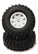 Billet Machined 8 Spoke 1.9 Wheel w/ AT T2 Tires for Scale Crawler (O.D.=105mm)