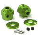Billet Machined Hex Wheel Hub Set (2) +3 Offset for Axial Wraith 2.2