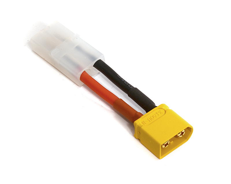 Connector Adapter XT60 (male) - Tamiya (female) Connector Adapter XT60 (male) - Tamiya (female)