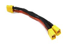 XT60 Parallel 2-Battery Connector Adapter Wire Harness