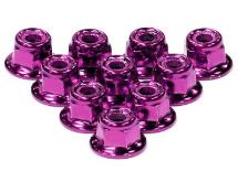 Color Flanged Lock Nut (10) 5mm Size