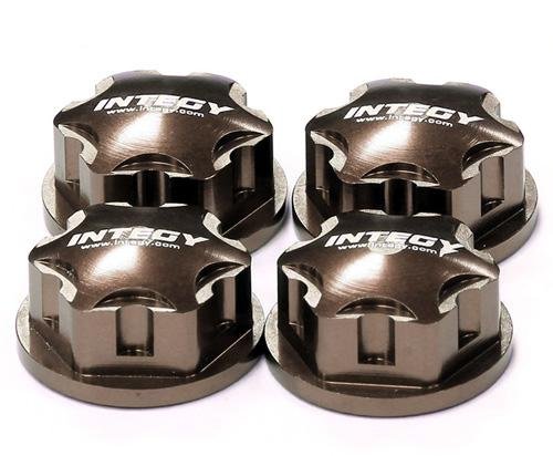 Truggy Truck SC & Mon Integy RC Model Hop-ups C30045ORANGE Billet Machined 17mm Hex Wheel Nuts for Most 1/8 Buggy 
