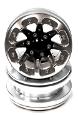 Billet Machined 8 Spoke AQ Style (2) Off-Road 1.9 Size Wheel for Scale Crawler