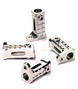 Billet Machined Alloy Rock Rail Mounts (4) for Axial SCX-10, Dingo & Honcho