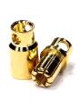 High Current Gold Plated 8mm Bullet Male & Female Connector Set