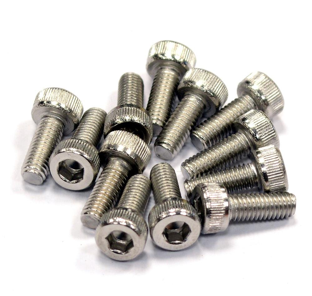 Stainless Steel Socket Head Cap Screw (12) M3x8mm Size for R/C or